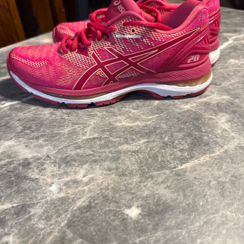 ASICS Women's GEL-Nimbus 20 Running Shoes Sneakers T850N Pink Size 8